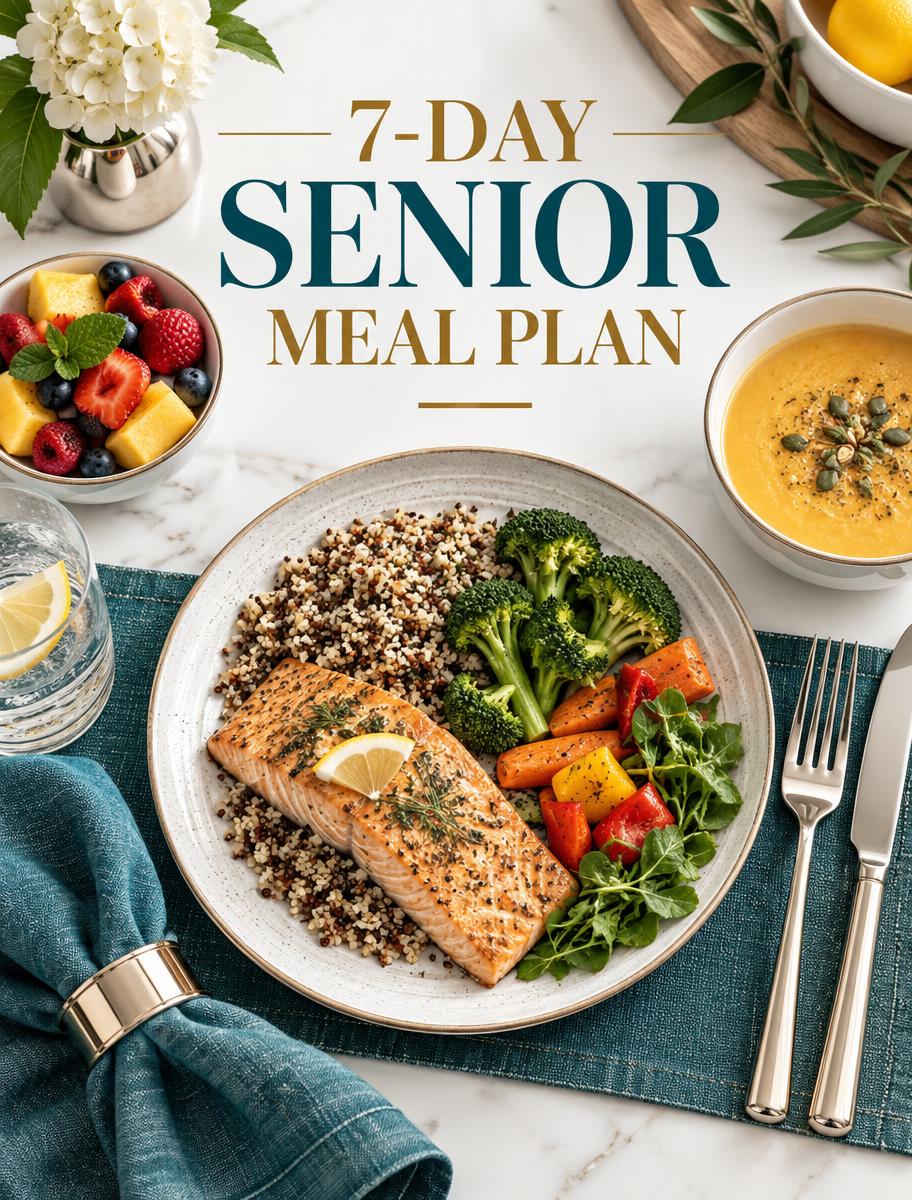 7-Day Senior Meal Plan book cover